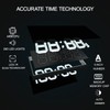 CHKOSDA Digital Wall Clock with Double Sided Display, Large LED