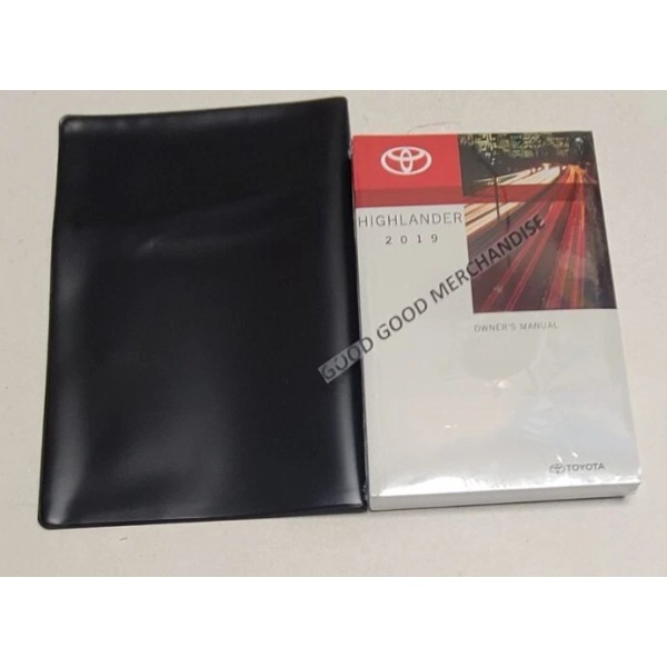 2019 TOYOTA HIGHLANDER OWNERS MANUAL USER GUIDE LIMITED PLATINUM SE