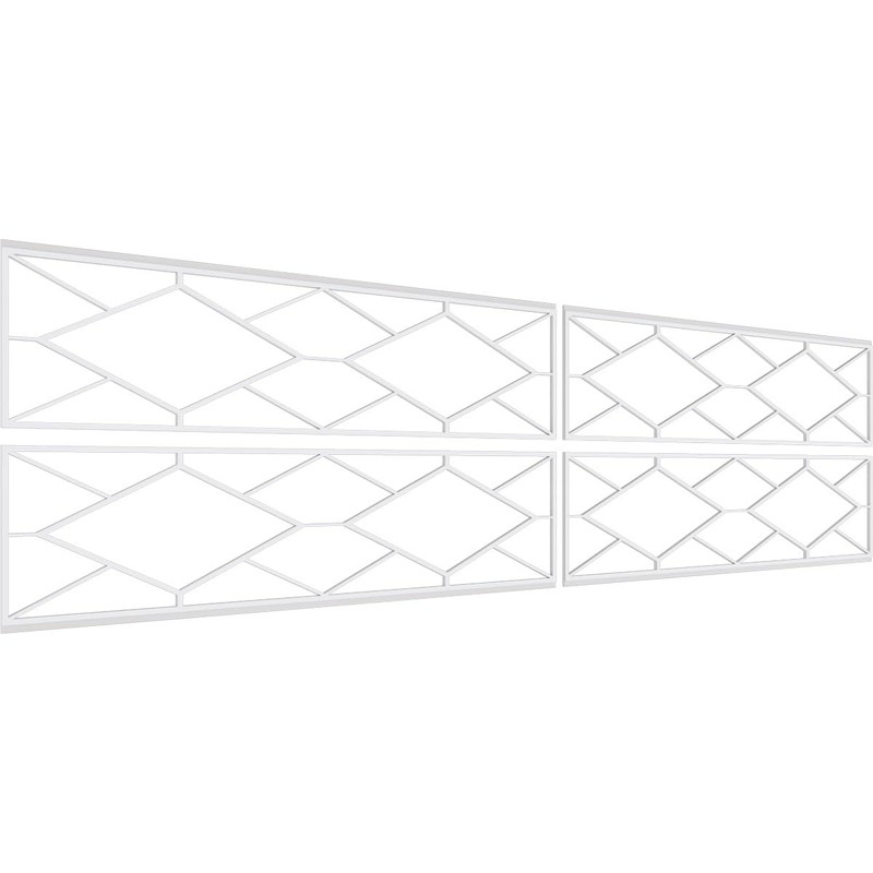 Ekena Millwork WPKP12X01X47HSN Wainscot Paneling, White