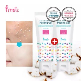 PLETEE [2개구성]프레티 매끈새결 필링젤 100gx2 [2-pack] Pretty Smooth Texture Peeling Gel 100g x 2