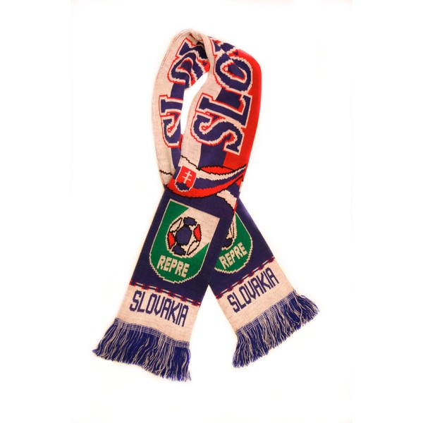 Slovakia Soccer Fan Scarf | Premium Acrylic Knit
