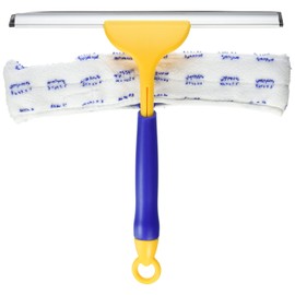 HappiHome Squeegee and Microfiber Window Washer Cleaning Kit