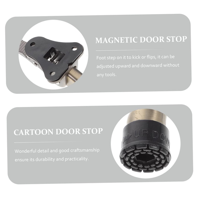 CAXUSD No Drill Door Stopper Under Door Draft Stopper Wall
