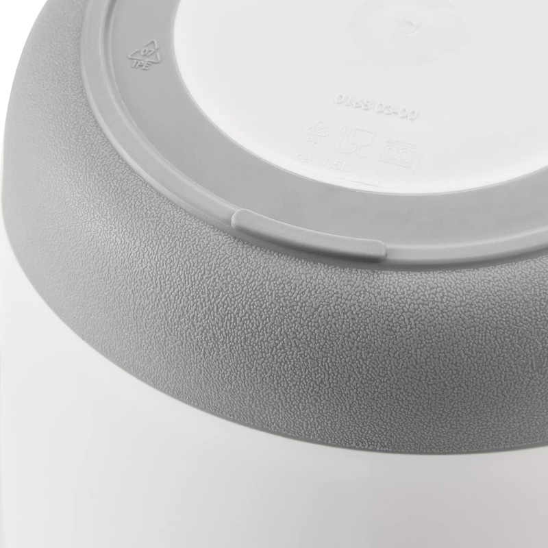 keeeper 1.5L Carlotta Nordic Grey Non-Slip Mixing Bowl