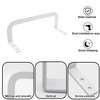 RUENXG 2-Pack Mattress Gripper & Metal Bed Frame Stabilizer Bar
