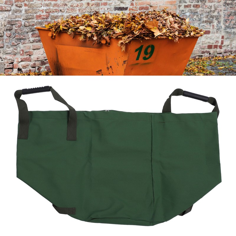 Garden Waste Bag Reusable Large Capacity Foldable Waterproof Dust Proof
