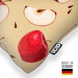 VOID Red Apples Cushion Cover Polyester Waterproof Outdoor Indoor Cushion Size: 50 x 50 cm