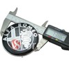 2 Emblems Compatible with Alfa Romeo Car Logo 74mm Black