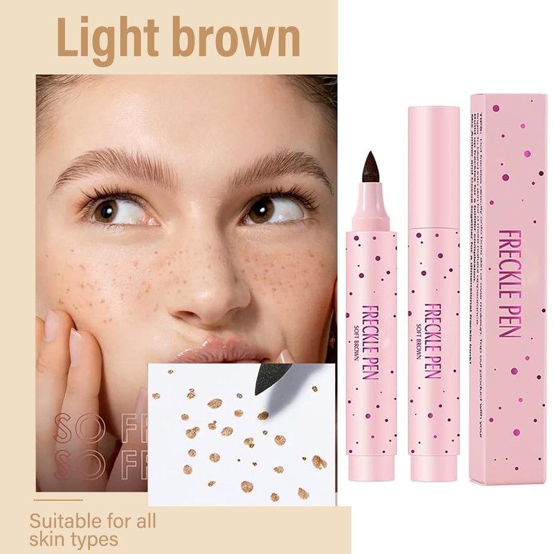 Waterproof Freckle Pen - Create Effortlessly Natural Sunkissed Makeup with