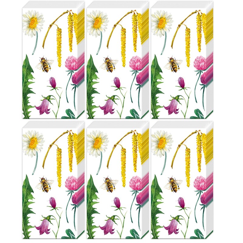 Boston International Bulk 4-Ply Pocket Tissues, Bundle of 6 Packs