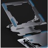 Modern Adjustable Laptop Stand - Color: Grey