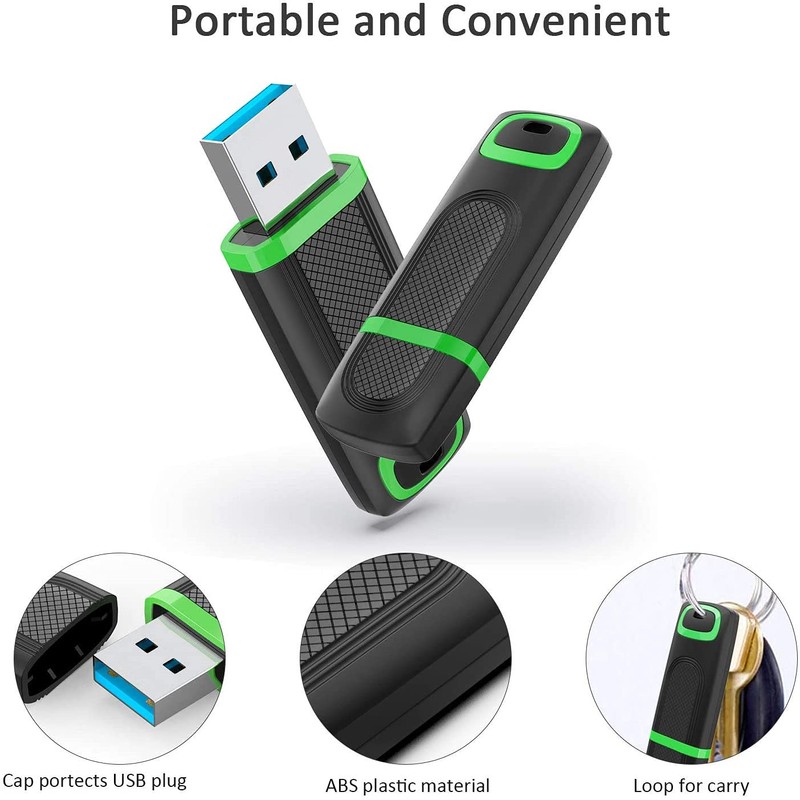 KEXIN 128GB USB 3.0 Flash Drive - Cap Design Mini