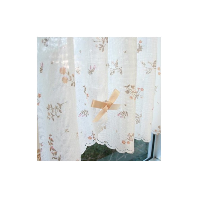 sunnydayfabric Cafe Curtain ani-koko Small Ribbon