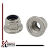 Flange Nuts with Locking Toothing (Self-Locking) - M4 - (Pack