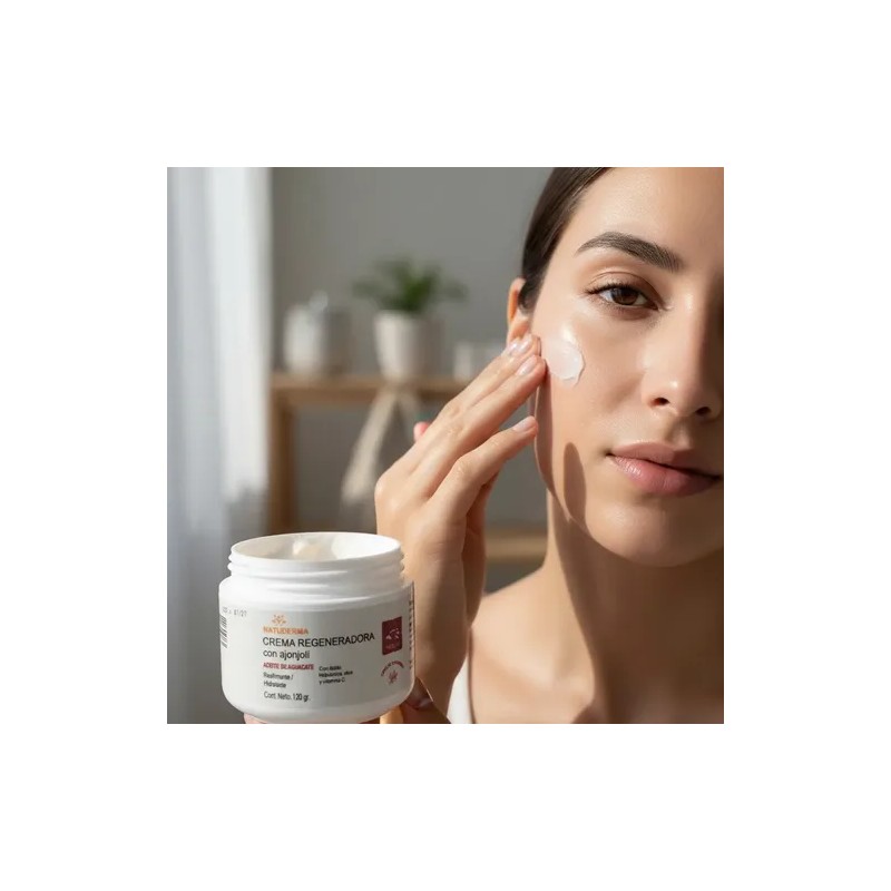 Crema Facial Regeneradora Con Ajonjolí, Aceite De Aguacate
