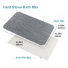 2 Pack Diatomaceous Earth Shower Mat, Stone Bath Mat, Nonslip