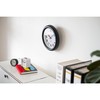 Elcomune WCL-022 Bauhaus GENE WALL CLOCK Bayer Wall Clock, Black