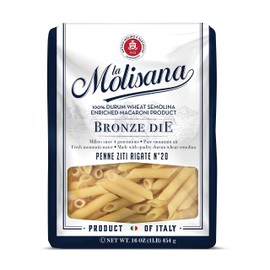 La Molisana Pasta, Penne Ziti Rigate, 16 Ounce (Pack of 12)