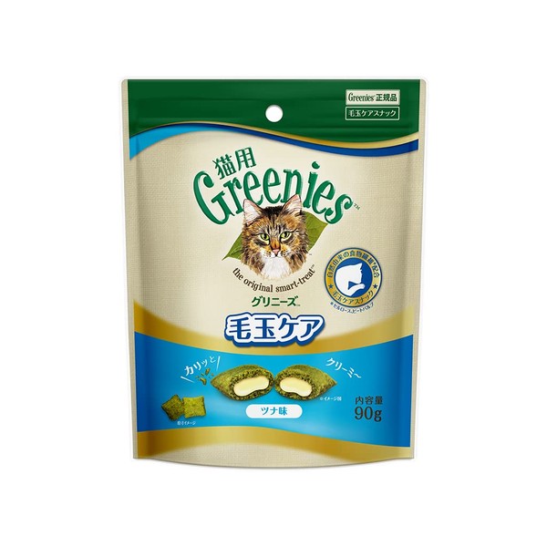 Greenies Cat Snacks for Pill Care, Tuna Flavor, 3.2 oz (90 g)