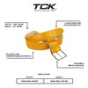 TCK TCK Baseball/Softball Youth Belt & Socks Combo Set (Gold,