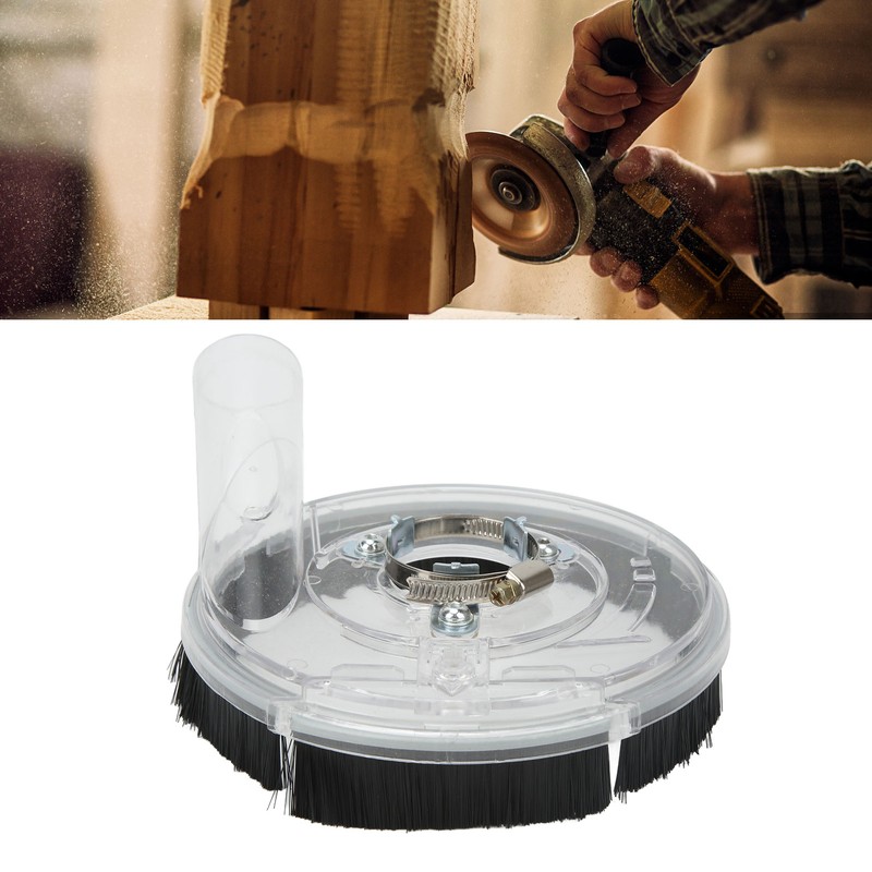 Dust Shroud Angle Grinder Dust Collector Transparent Cover Protector for