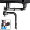 Expandable Flexible 1 1/2" or 1 1/4" Pipe Kit for