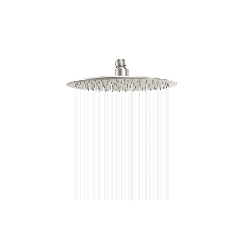 Gabrylly 12" Rain Shower Head, Stainless Steel Rainfall Ceiling Mount