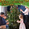 GXGM 10 Stück Christbaumschmuck Eiszapfen Anhänger, Acryl Deko Weihnachtsbaum, Acryl