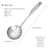 Collfa Cooking Skimmer 304 Stainless Steel Spider Strainer Handheld Metal