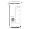 FunChem Glass Beaker, 1-Pack High Borosilicate Glass Graduated Tall Beaker