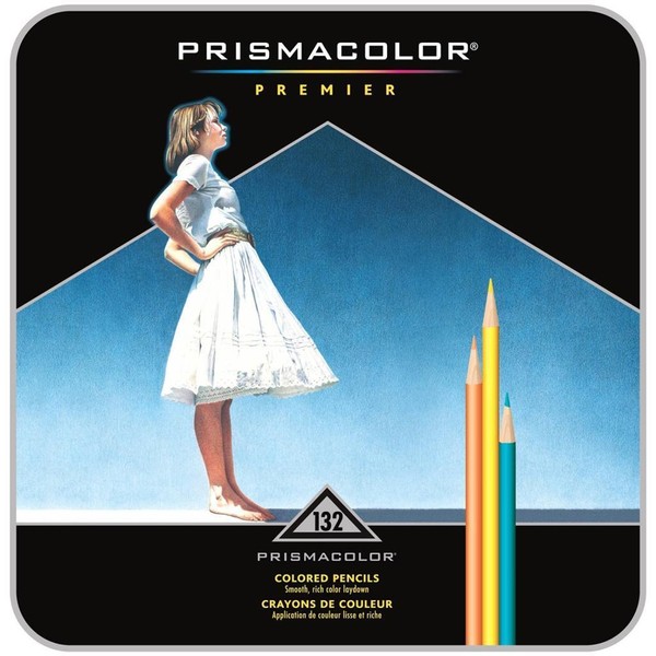Prismacolor Premier Colored Pencils - Metal Tin Gift Set - 132 Colors
