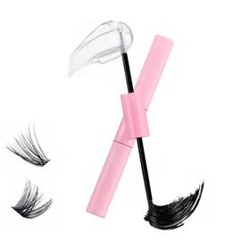 Cluster Eyelash Glue, Eyelash Glue Bond and Seal Lash Glue 2 in 1, Waterproof Long Lasting Eyelash Bond, for Individual Cluster DIY Eyelash Extensions, for Sensitive Eyes Eyelashes