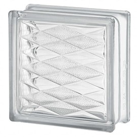 Seves Glass Block 1919/8 Lozenge Glass Block