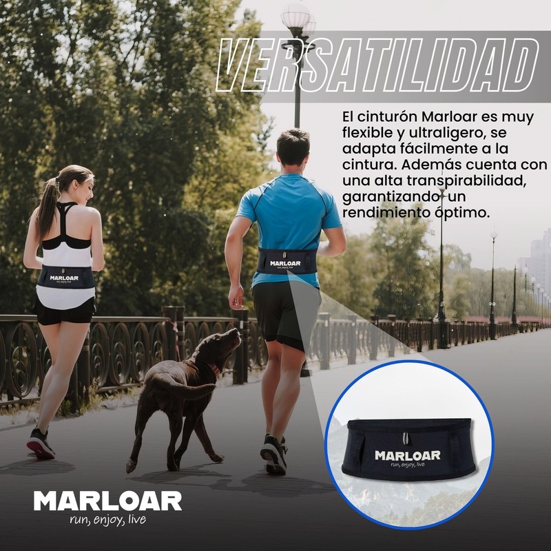 MARLOAR Running Belt + Soft Flask 250 ml Gift -