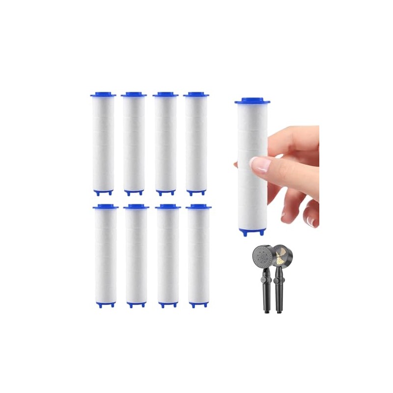 Pack of 9 Shower Head Filters for Hard Water -