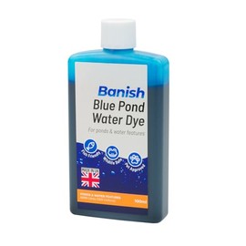 Pisces Banish Blue Pond Dye 100ml Water Colour Algae Control Reduce Greenwater Blanketweed Growth