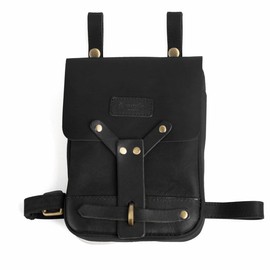 Trip Machine THIGH BAG Motorcycle Leg Bag Pouch (Black)