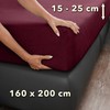 STUDIO Basic Terry Fitted Sheet 160 x 200 cm, Cotton