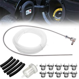 Petrol Hose Kit, Diesel Heating Fuel Line with Petrol Filter, Fuel Standpipe, Auxiliary Heater, Fuel Hose Clip Kit for Car, Motorcycle, Scooter (5)