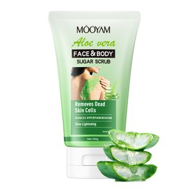 KP Bump Eraser Body Scrub, Body & Foot Scrub for Keratosis Pilaris, Powerful Gentle Exfoliator Enzymes Smooth, Deep Moisturizing Cleanser for All Skin Types, Aloe Vera Legs Treatment for Women