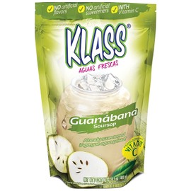 2 PACK KLASS  SOURSOP (GUANABANA)0NO ARTIFICIAL FLAVORS DRINK MIX 14.1 OZ EACH