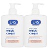 E45 Dermatological Emollient Wash Cream, 250 ml (Pack Of 2)