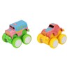 4pcs Pull Back Car Toys Cartoon Q Version Alloy Vehicle