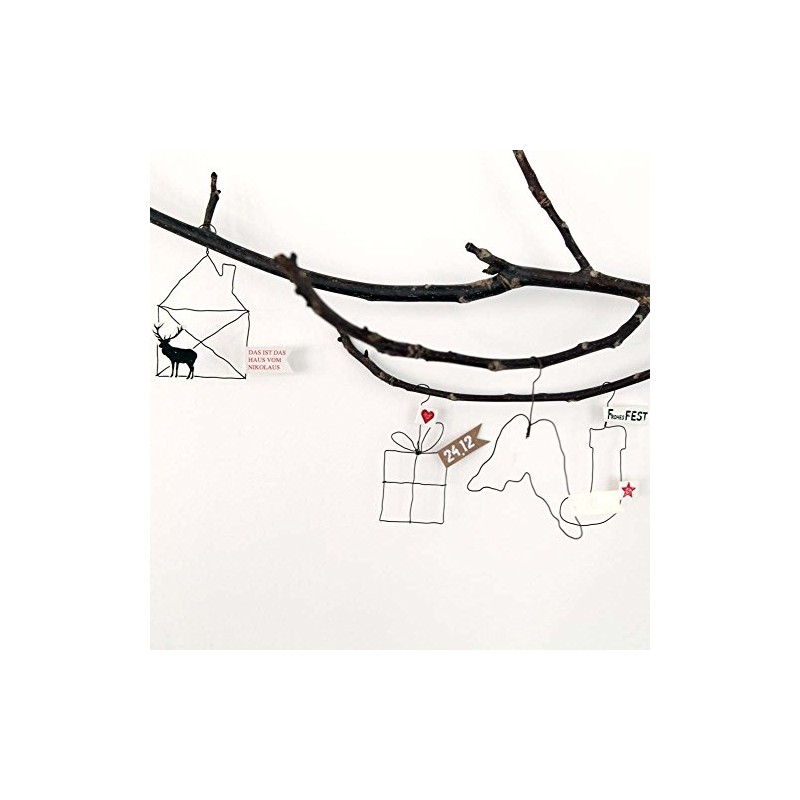 X-Mas Wire Ornament Christmas Tree