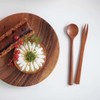 Nicot wood teaspoon tea fork dessert set 10P / 니코트