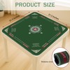 Mahjong Mat 31.5"x31.5" Noise Reduction, Anti-Slip Table Cover, Mahjong Tablecloth