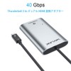 WAVLINK Thunderbolt 3 Mini Docking Station HDMI Adapter Dual 4K