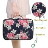 JAKAGO A4 Document Case,Multi-Pocket Document Holder,A4 Zip Portfolio,Professional Document Folder