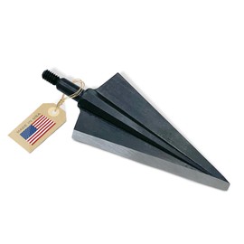 Vantage Point Archery VPA 1 1/8" 2 Blade 300 Grain Right Single Bevel Broadhead, Screw-in, 1045 Carbon Tool Steel 50-52 Rockwell, 3 Pack, Made in The USA