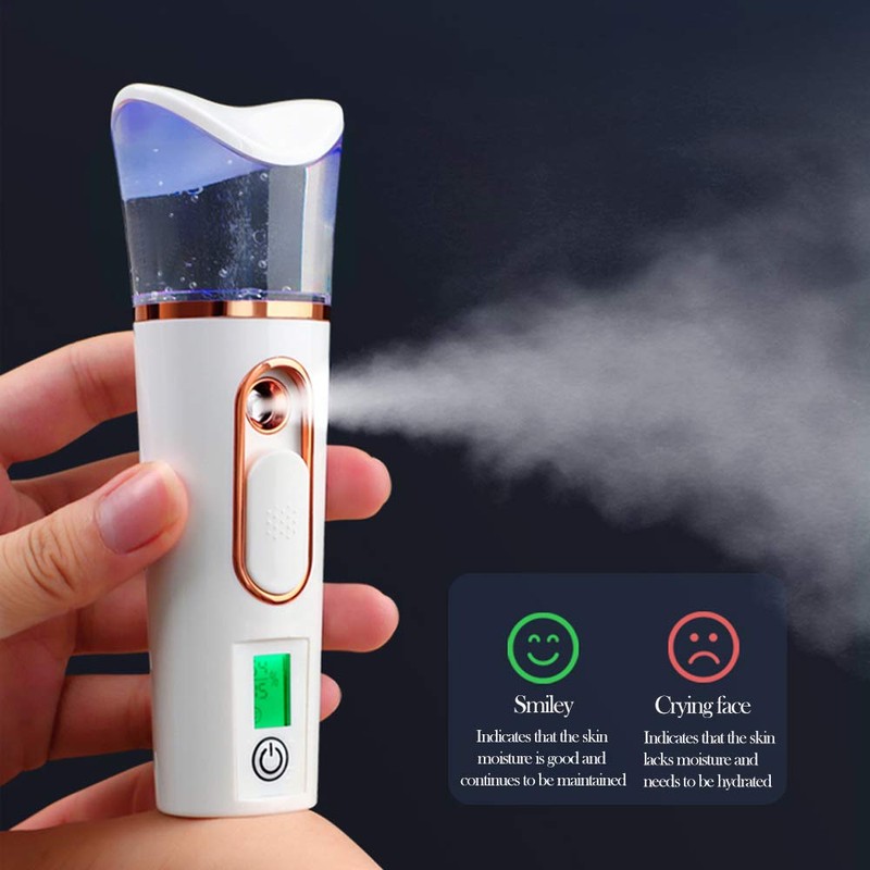 FATUXZ Handy Nano Mist Sprayer with Skin Analyzer Moisture Tester,